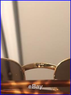 100% Authentic Vintage Cartier Aube Eyeglasses Sunglasses RARE Great Condition