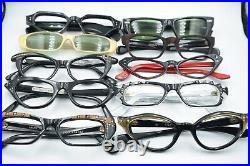 10 x Brille Brillengestell Sonnenbrille Konvolut Vintage Selecta France 50s NOS