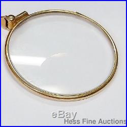 18k Gold Ultra Fine French Hallmark Lorgnette Glasses Retailed By Tiffany Co