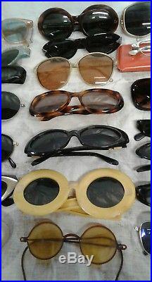 1940s 50s -60's Womens Sunglasses Lot Cat Eyes, Rd, Sq, France, MARYLIN MONROE