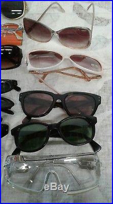 1940s 50s -60's Womens Sunglasses Lot Cat Eyes, Rd, Sq, France, MARYLIN MONROE