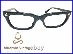 1950S Vintage Eyeglasses Size 48-20 Made In France Unknown Brand Rare Color