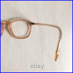 1950's frame france Parisien Vintage Eye Glass Frame Rose Pink F/S from JAPAN