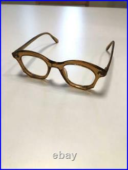 1950s France Avant-Garde Cognac Vintage Deadstock Glasses Frame Very Rare