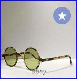 1950s Tortoiseshell Coreless Frame France Round Glasses Sunglasses Vintage