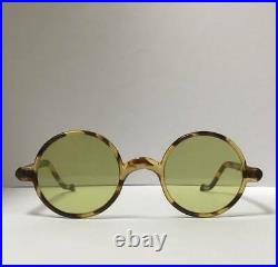1950s Tortoiseshell Coreless Frame France Round Glasses Sunglasses Vintage