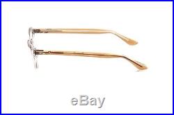 1950s cat eye eye glasses brown crystal in 46-20mm Nanette Decor, Selecta EG23