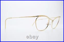 1960s vintage Double Gold Laminate eyeglasses NYLOR Golden glasses Cat-Eye Frame