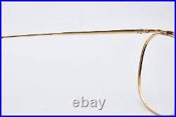 1960s vintage Double Gold Laminate eyeglasses NYLOR Golden glasses Cat-Eye Frame