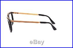 1960s vintage combo eyeglasses by Selecta, Mod. Manager 12kt GF Black 52-22mm