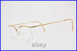 1970s vintage eyeglasses NYLOR cat eye golden frame golden glasses cat-eye