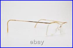 1970s vintage eyeglasses NYLOR cat eye golden frame golden glasses cat-eye