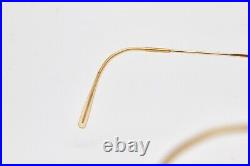 1970s vintage eyeglasses NYLOR cat eye golden frame golden glasses cat-eye