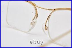 1970s vintage eyeglasses NYLOR cat eye golden frame golden glasses cat-eye