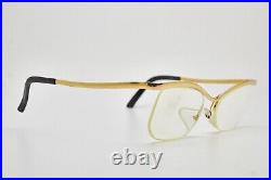 1970s vintage gold eyeglasses SL 3-19 Cat Eye Half Frame Gold Filled Frame