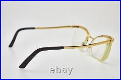 1970s vintage gold eyeglasses SL 3-19 Cat Eye Half Frame Gold Filled Frame