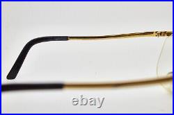 1970s vintage gold eyeglasses SL 3-19 Cat Eye Half Frame Gold Filled Frame