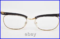 1970s vintage gold plated eyeglasses SL Green Cat-Eye Eyeglasses Frame Women