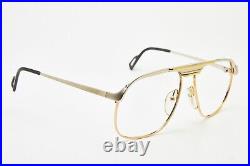 1980s vintage eyeglasses ESSILOR 2371 G/S Oversized eyeglasses pilot frame