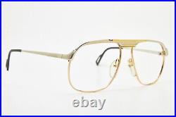 1980s vintage eyeglasses ESSILOR 2371 G/S Oversized eyeglasses pilot frame