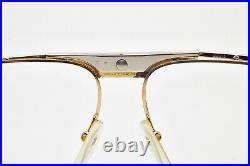 1980s vintage eyeglasses ESSILOR 2371 G/S Oversized eyeglasses pilot frame