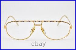 1980s vintage eyeglasses NINA RICCI Paris gold aviator pilot glasses gold frame