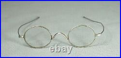 19c. Victorian Antique Physician Doctor Eyeglasses Spectacles Straight Temple