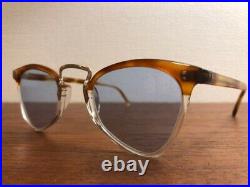 40s French Vintage Eyeglasses Sunglasses Frame France Oliver Peoples from Japan