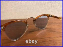 40s French Vintage Eyeglasses Sunglasses Frame France Oliver Peoples from Japan