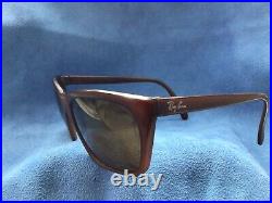 58mm VINTAGE BAUSCH & LOMB RAY-BAN FRANCE BROWN CATS 3000 SUNGLASSES B-15 LENSES