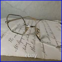 60's FRANCE Octagon Frame / Octagon Glasses Frame French Antique from Japan