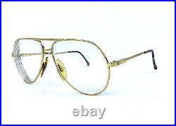 70s Gold Sunglasses / Eyeglass Vintage Aviator Paris France Mid-century Original