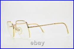 70s Vintage Eyewear Man AMOR 1061 Square Gold Filled Frame Glasses