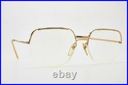 70s Vintage Eyewear Man AMOR 1061 Square Gold Filled Frame Glasses