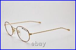 80 Vintage Eyewear ELLESSE LIGHT 9 48 Gold/Tortoise Metal Frame Oval Eyeglasses