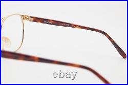 80 Vintage Eyewear ELLESSE LS1019 57-19 Gold/Brown Frame Eyeglasses