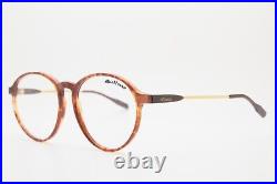 80 Vintage Eyewear ELLESSE LS P12 56-16 Gold/Brown Frame Eyeglasses Hipster