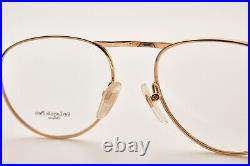 80's Vintage GUY LAROCHE PARIS GL2194 Gold/Brown Metal Frame Eyewear Eyeglasses