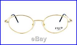 80s FRED Eye Frame MALDIVES Bicol. Rose 005 Sailor Deluxe 50-19 135 France NOS