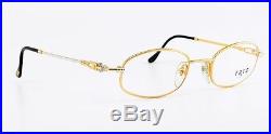 80s FRED Eye Frame SEYCHELLES Gold Platine Sailor Deluxe France + GUCCI Case NOS