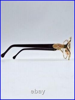80s Vintage MINIM'S Gold Frame Eyeglasses Made France Classic Women's Style NOS