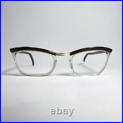 ALF L'AMY Eyewear CRISTINA Gold Plated. RARE Vintage glasses frame 50s 60s