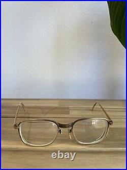 AMOR 140 France Vintage 50s Gold Filled Fashion Eyeglasses Frames 20mm Read