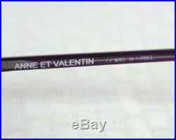 ANNE ET VALENTIN Purple Retro 20's Style Prescription Glasses