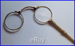 Antique Gold Lorgnettes/opera Glasses