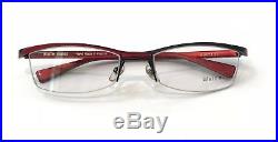 Alain Mikli A0694 23 Eyeglasses Matte Red Black Frame Vintage 53mm