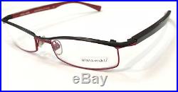 Alain Mikli A0698 12 Eyeglasses Matte Red Matte Black Frame Vintage 54mm