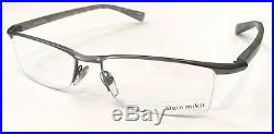 Alain Mikli AL0888 0002 Eyeglasses Gunmetal Light Grey Frame Vintage 56mm