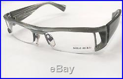 Alain Mikli AL0931 0005 Eyeglasses Grey Crystal Clear Frame Vintage 54mm
