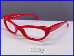 Alain Mikli Eyeglasses Frames woman Red Round Oval Narrow Plastic 2171 France